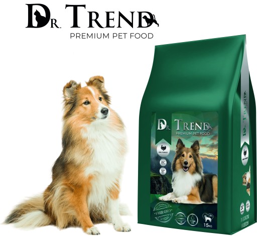 DR.TREND PREMIUM vzorka krmiva pre psy stredných plemien S TURECKOM 100 g