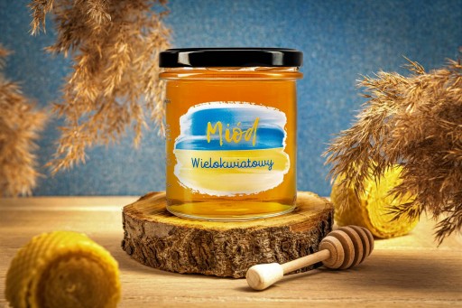 Prírodný multikvetový med 400g, zdravý a pravý