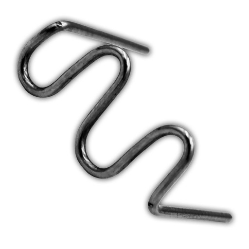 Plastové sponky 0,8 mm Typ A veľká vlna (500 ks)
