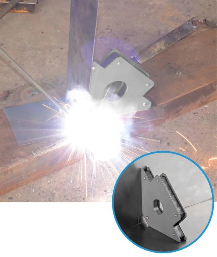 MAGNETICKÝ ZVÁRACÍ UHĽOVÝ DRŽÁK 23 KG MAGNET NA ZVÁRANIE ZVÁRACÍM STROJOM
