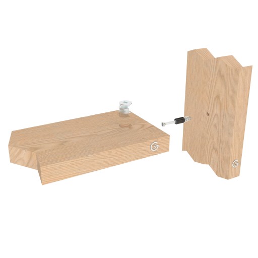 Excentrická spojka na nábytok, dĺžka 28 EUR, 10 súprav.