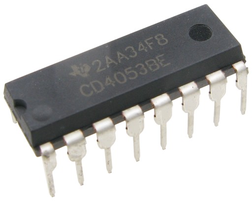 CD4053BE trojitý dvojkanálový DIP /2891 multiplexer