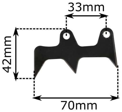 Spur HEEL PARTNER 350 351 hrebeňový nárazník