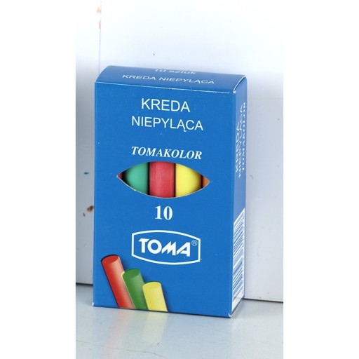 Farebná školská krieda 10 ks 81201 TOMA