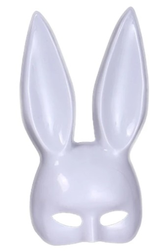 PLAYBOY HALLOWEENOVÁ MASKA NA KRÁLIKA, ČIERNA