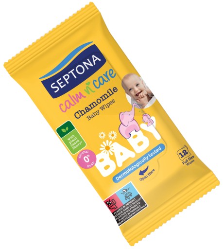 SEPTON VLHČENÉ UBROÚRKY S RUMANKOM 12 KS.