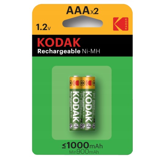 2x BATÉRIE BATÉRIE KODAK AAA R3 1000mAh Ni-MH 2ks