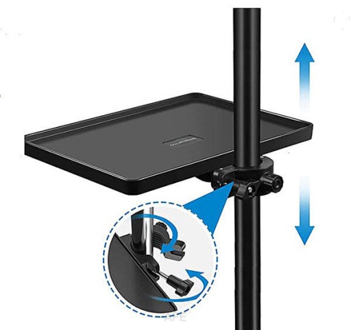 POLICA ABS PODSOBKA NA STOJAN 16x22cm POD mixpult príslušenstvo audio rozhrania
