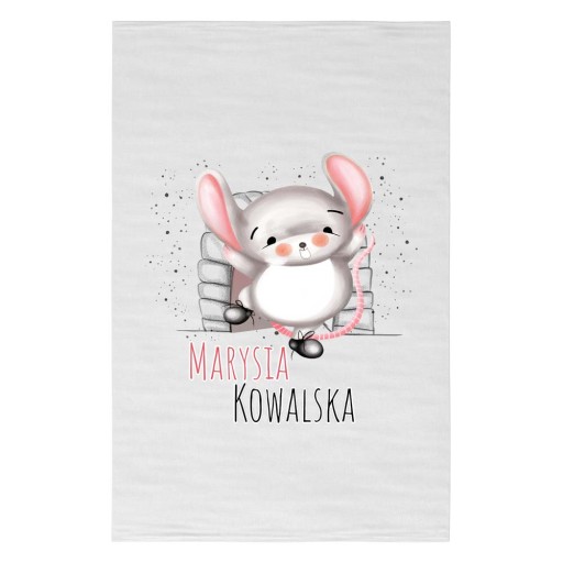 Osuška Do škôlky Škola 30x50 Pre deti + Meno JEŽK
