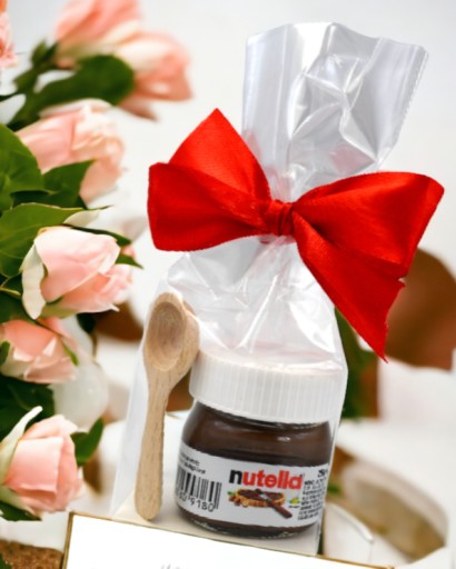 Nutella Mini Cream poďakovanie darček pre hostí darček ku Dňu detí