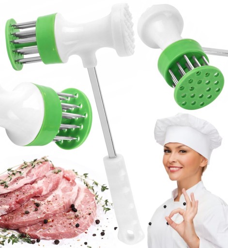 MÄSO PESTER PUNCHER LAMAČ CHOPPER KLADIVO NA TLAČENIE REZNÍČKOV 2v1