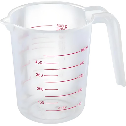 KUCHYŇSKÁ ODMERKA S ODMERNÝM džbánom ODMERKA NA MÚKU 500ml