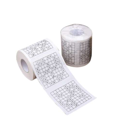 SUDOKU TOALETNÝ PAPIER VEĽKOSŤ XL S HÁDANKAMI