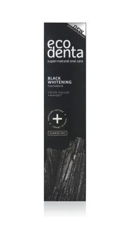 Ecodenta Čierna bieliaca zubná pasta s aktívnym uhlím 100 ml