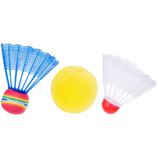 Bedmintonový set s krátkymi raketami a loptičkou