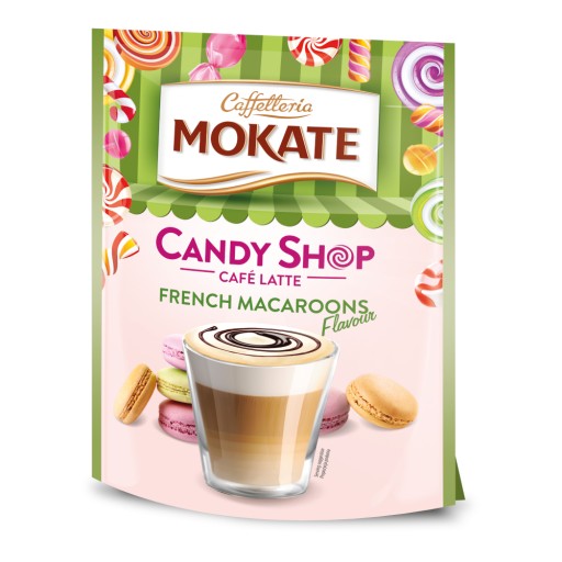 Cappuccino Candy Shop s príchuťou francúzskych makróniek 110 g