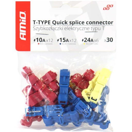 SADA ELEKTRICKÝCH RÝCHLOKONEKTOROV typ T 30 ks