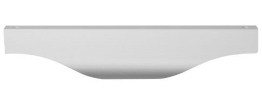 Strieborná hliníková hranová rukoväť - 128/148 mm UA04 AMIX