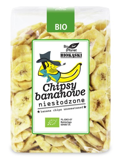 NESLADENÉ BANÁNOVÉ ČÍPKY 350 g - BIO PLANÉTA