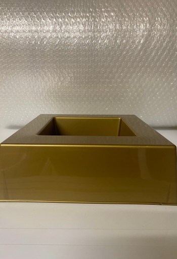 IKEBANA miska SQUARE GOLD 19,5 cm