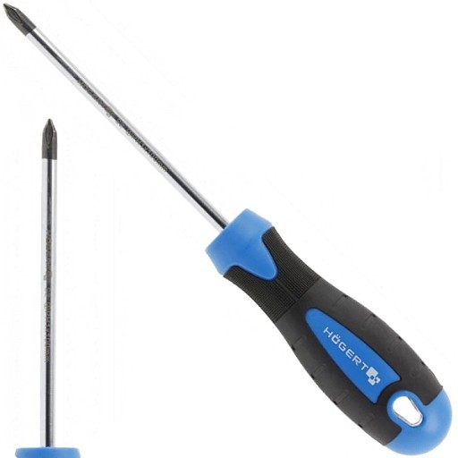 Skrutkovač Phillips Krížový magnetický bit PH1 100 mm S2 Hoegert