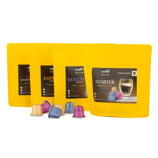 Kapsule Nespresso Craft coffee Čerstvo pražená MIX Kolumbia India