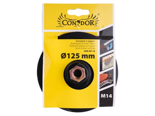 BRÚSNY KOTÚČ LEŠTENIE VELCRO EURODISK 125 mm M14