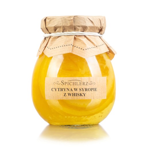 CITRÓNY VO WHISKY SIRUPE Spichlerz 260g - Darčekový téglik