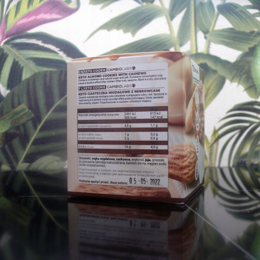 Ketogénna diéta COOKIES bez cukru Erytritol