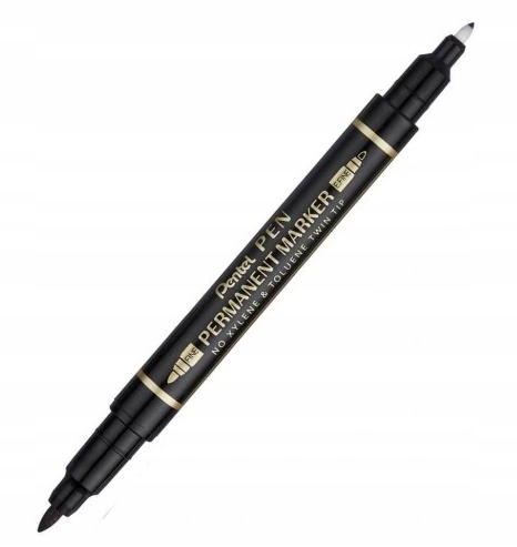 Popisovač na tabuľu PENTEL N75W-A, obojstranný čierny