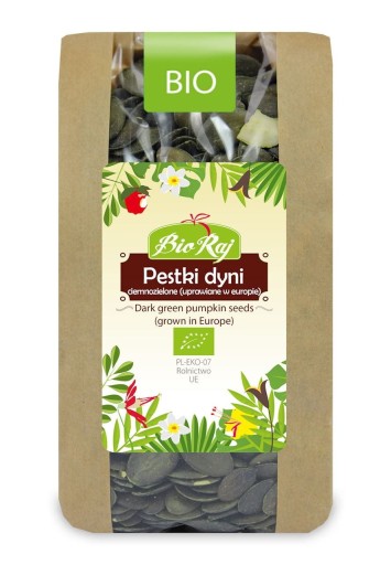 Tmavo zelené tekvicové semienka BIO 300 g - Bio Raj