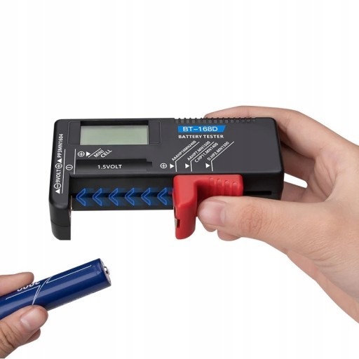 TESTER BATÉRIÍ AAA AA BT-168D