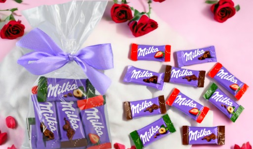 Darček ku DŇU ŽIEN Milka Naps čokolády, 10 kusov, dievčatá, dámy, deti
