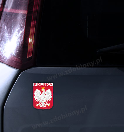 NÁLEPKA ZNAKU ORLA, reflexná