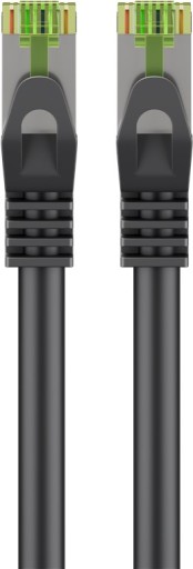 LAN Patchcord CAT 8.1 GHMT S/FTP kábel, čierny, 2m