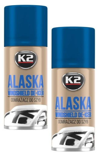 K2 ALASKA 150ml ROZMRAZOVAČ AUTOSKIEN rozpúšťa ľad a námrazu