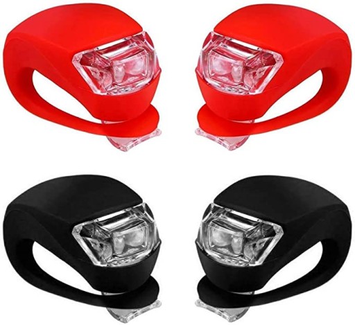 LED SVETLÁ NA BICYKEL 3 BEZPEČNOSTNÉ REŽIMY 6 KS