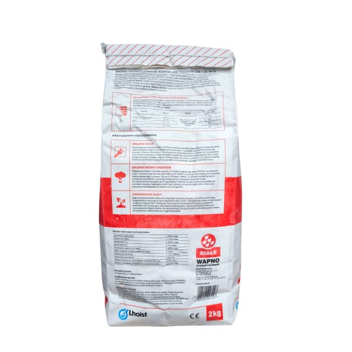 Limetka hydratovaná Biela 2 kg LHOIST