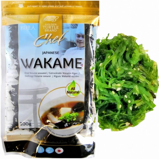 Morské riasy Riasy Japonské morské riasy Wakame Cut 100g