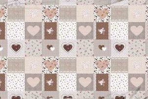 Flanelová plienka 80x80 Heart Br-R