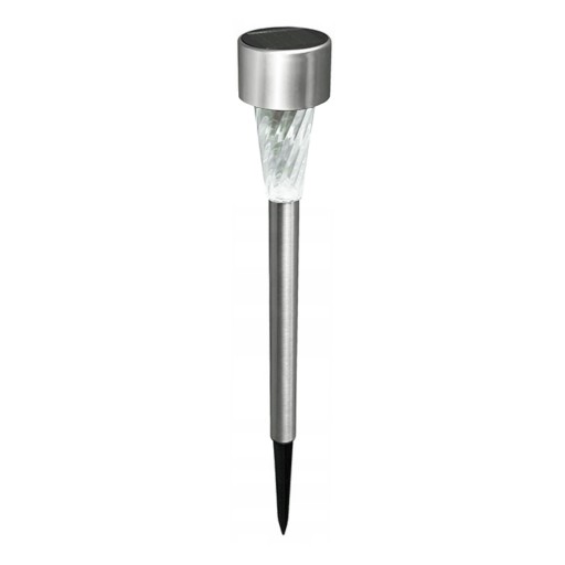 Polux vstavaná solárna lampa strieborná 29,7 cm 1 ks.