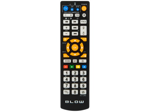 Univerzálny diaľkový ovládač BLOW s vlastným učením pre DVD SAT TV