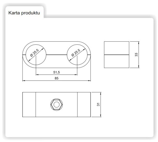 KONEKTOR PARALELNÝ KONEKTOR