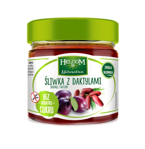 Helcom Naturalnie Ovocná pasta Slivka s datľami