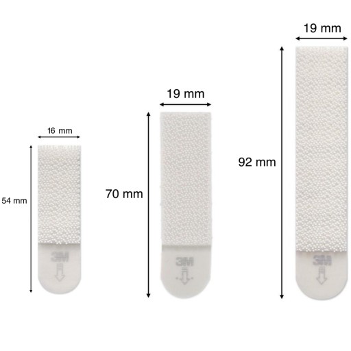 COMMAND VEĽKÝ VELKÝ VELCRO NA RÁMY 4 KS 3,6 KG 17206