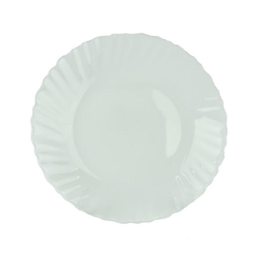 Dezertný tanier 19 cm biely CARBO 3444