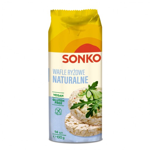 Sonko prírodné ryžové vafle 130g x4