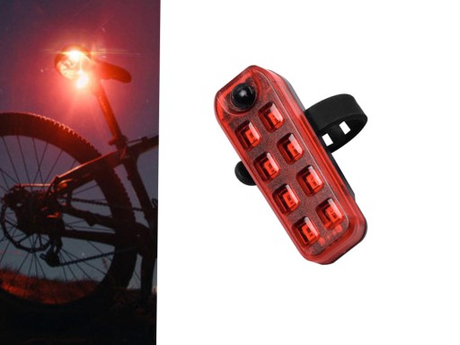 BIKE ZADNÁ LAMPA USB LED BICYKLOVÉ SVETLO