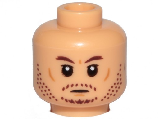 Lego New head Medium Tan SW The Mandalorian Din Djarin 3626cpb3052