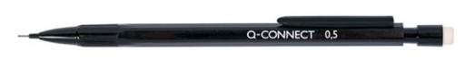 MECHANICKÁ ceruzka s gumou 0,5 mm 3 GRAPHITES HB ČIERNA Q-CONNECT - 5 kusov
